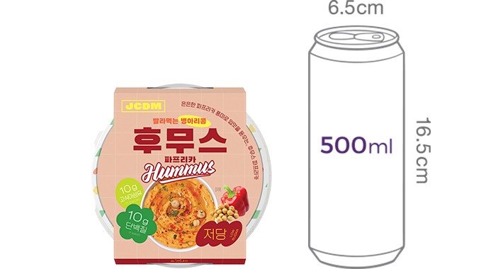 [JCDM] 병아리콩 후무스(파프리카) 150g