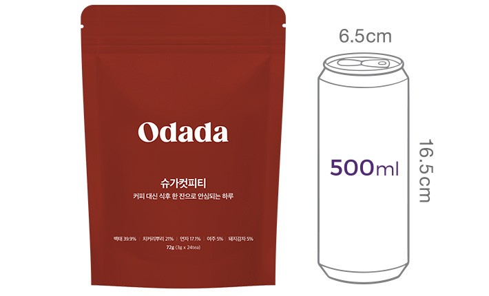 [오다다] 슈가컷피티 (1.5g X 24개입)