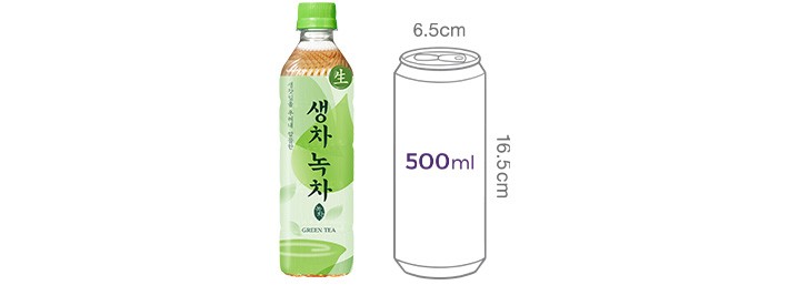 [웅진] 생차 녹차 (500mL X 6개)