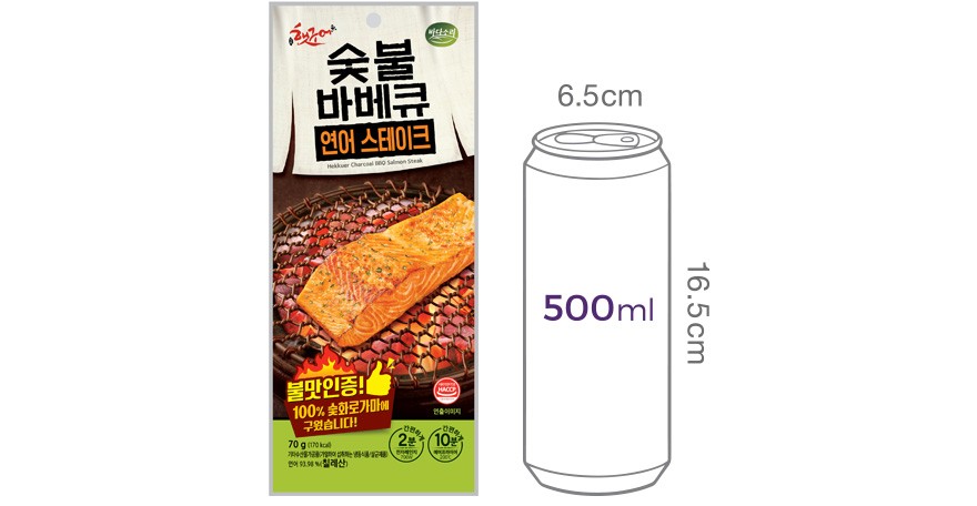 [바다소리] 연어스테이크구이 70g