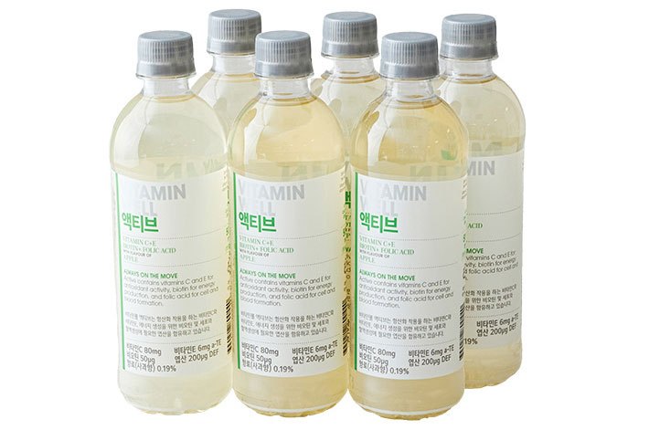 [비타민웰] 이온음료 액티브 사과 (500mL X 6개)