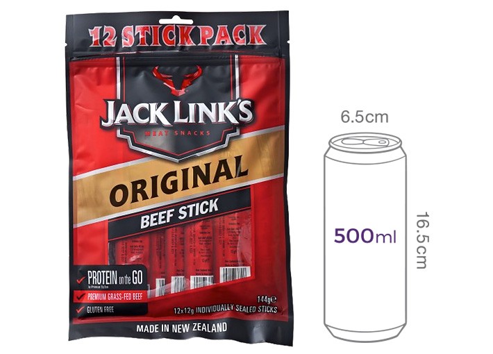 [잭링크스] 비프 스틱 오리지널 144g (12g*12개입)