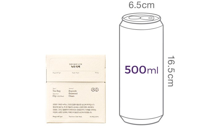 [맥파이앤타이거] 티백 녹차 (1.5g X 10개입)