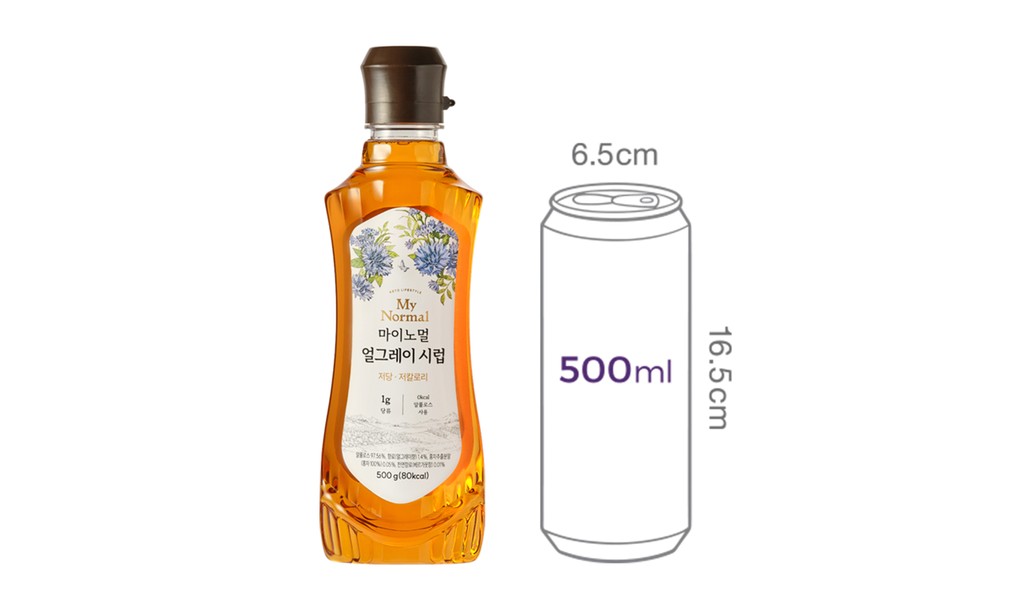 [마이노멀] 저당 카페 시럽 (얼그레이) 500g