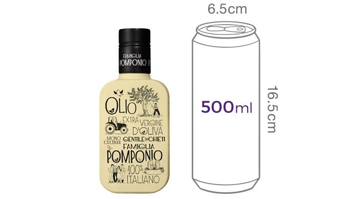 [폼포니오] 엑스트라 버진 올리브 오일 모노컬티바 250mL (젠텔레 디 키에티)