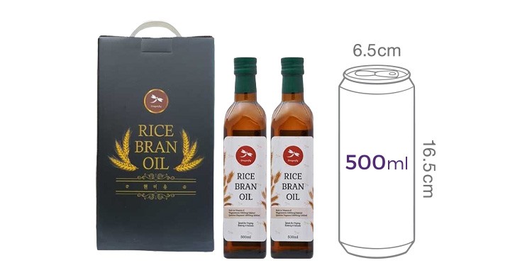 [선물세트] 드래곤 플라이 현미유 500ml 2병