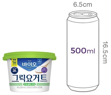 [매일] 바이오 그릭요거트 무가당 플레인 저지방 400g