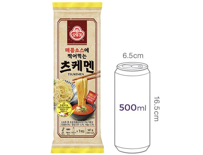 [오뚜기]매콤소스에찍어먹는_츠케멘 147g