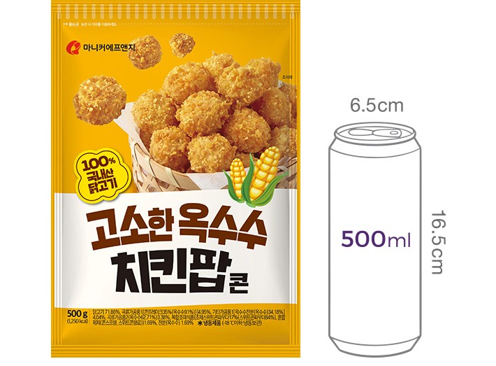 [마니커에프앤지] 고소한 옥수수 치킨 팝콘