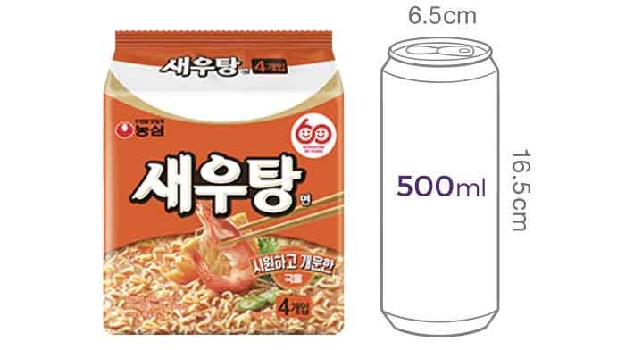 [농심] 새우탕면 멀티팩 4입