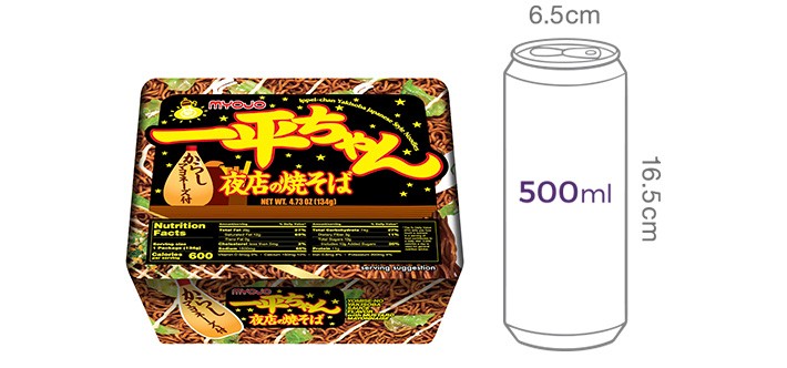 [묘조] 잇페이짱 야끼소바 컵라면