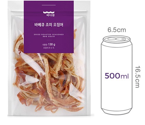 [바다원] 바베큐 조미 오징어 오리지널 130g