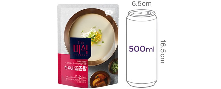 [하림 The미식] 한우사골곰탕 500g