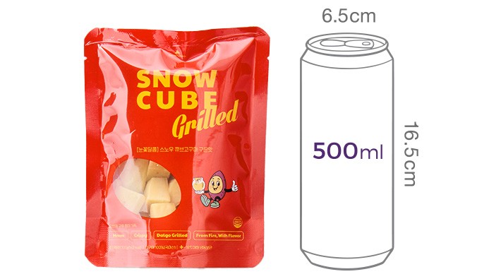 [눈꽃달콤] 스노우 큐브고구마 100g x 6개입 (구운맛)