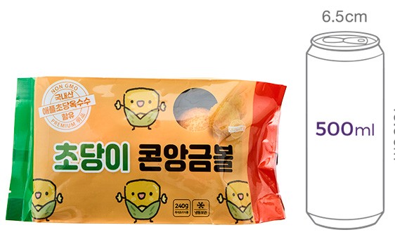 초당이 콘앙금볼 도너츠 (80g X 3개)