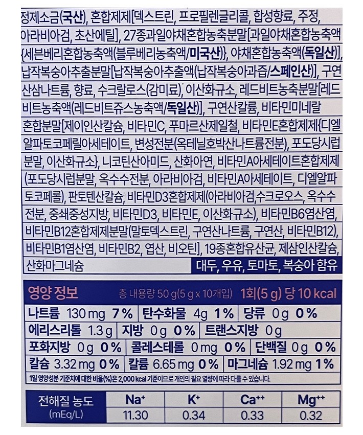 [랩노쉬] 헤이워터 데일리 10포 