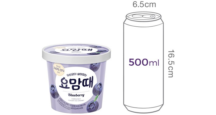 [빙그레] 요맘때 파인트 블루베리 710mL
