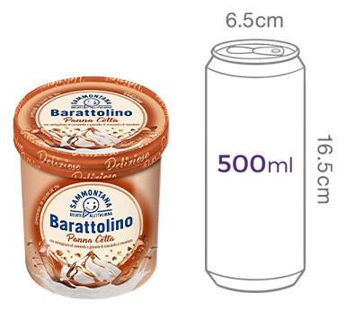 [사몬타나] 바라톨리노 판나코타 아이스크림 800mL