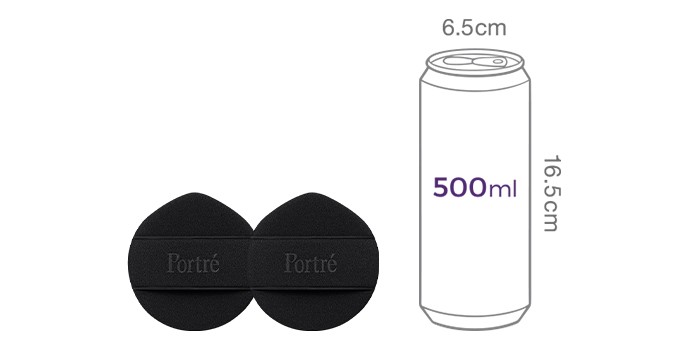 [포트레] 쫀득 루비셀 퍼프 (2P)