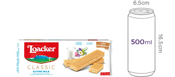 [로아커] 클래식 웨하스 (밀크) 175g