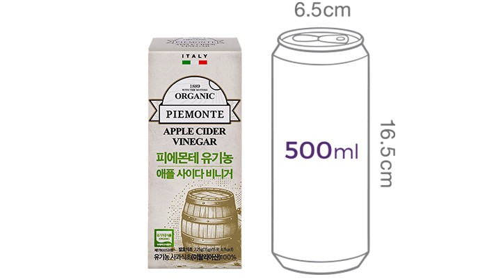 [피에몬테] 유기농 사과식초 스틱 15gx15포