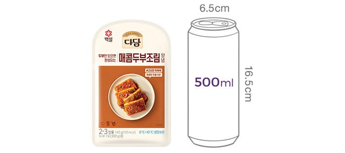 [다담] 매콤두부조림 양념 140g