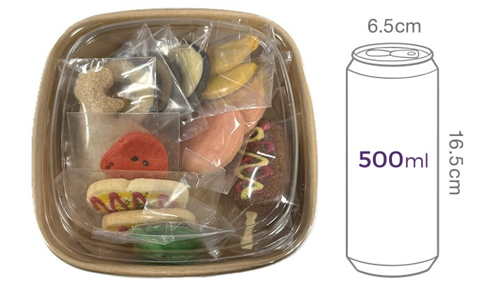 [언니가 숨겨놓은 과자상자] 김밥 도시락 쿠키세트 (130g)