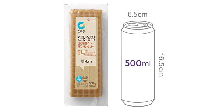 [청정원] 건강생각햄 300g