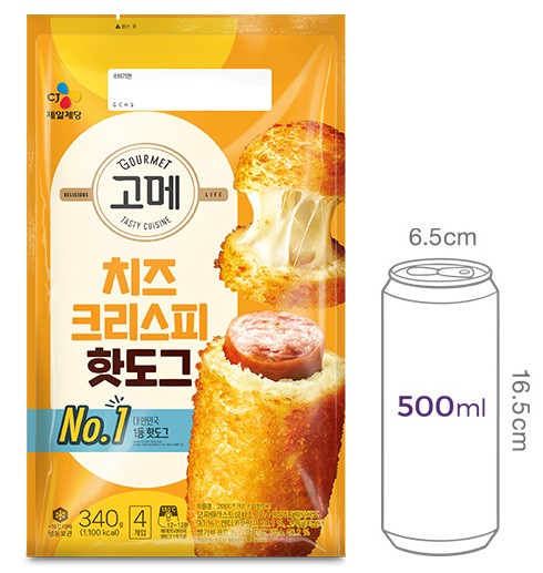 [고메] 치즈크리스피 핫도그