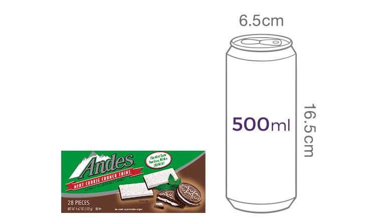 [앤디스] 민트 쿠키 크런치 초콜릿 132g