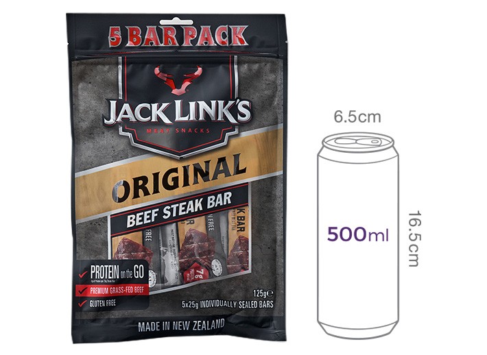 [잭링크스] 비프 스테이크바 오리지널 125g (25g*5개입)