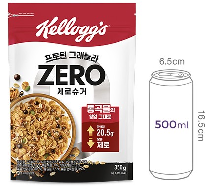 [켈로그] 프로틴 그래놀라 제로슈거 350g
