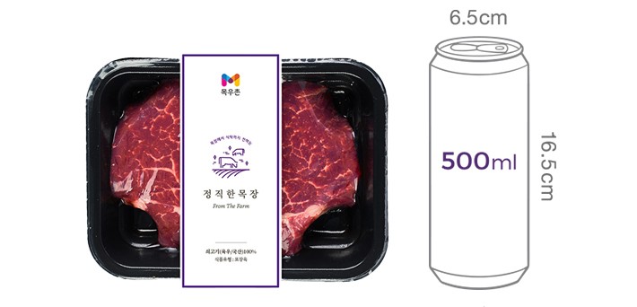 [목우촌목장] 국내산 소고기 안심 200g