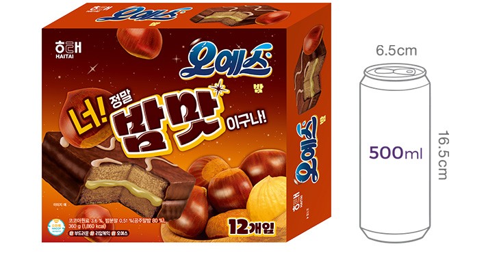 [해태] 오예스 밤 360g