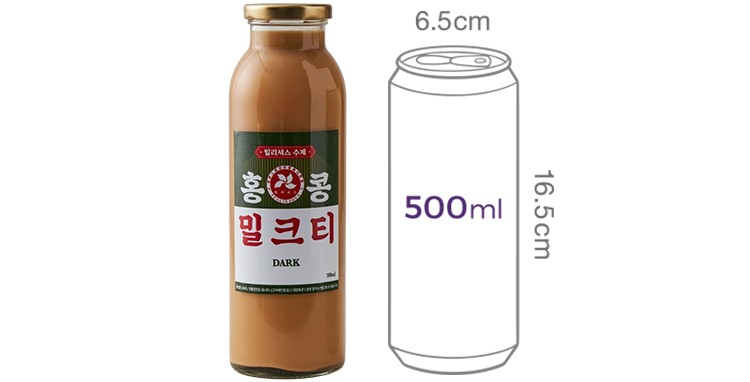 [틸리셔스] 수제 홍콩밀크티 다크 500mL