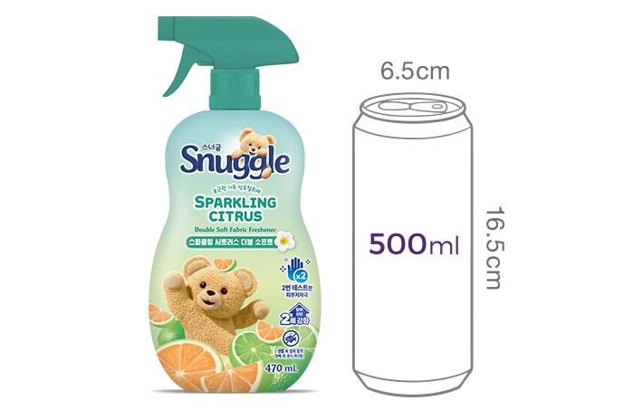 [스너글] 섬유탈취제 블루밍부케 더블소프트 470ML