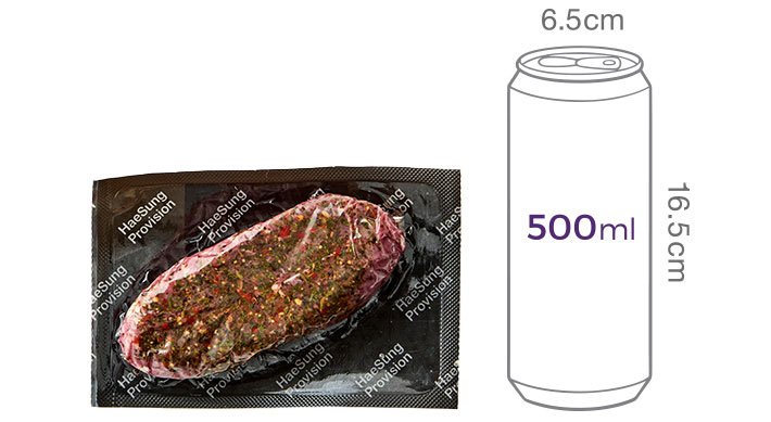 [미트엔조이] 시즈닝 부채살 스테이크 180g