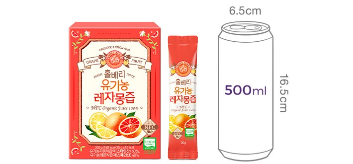 [홀베리] 유기농 레자몽즙 (14포) 