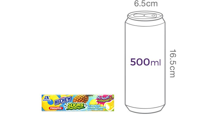 [모리나가] 하이츄 스틱 사우어 파인애플 57g