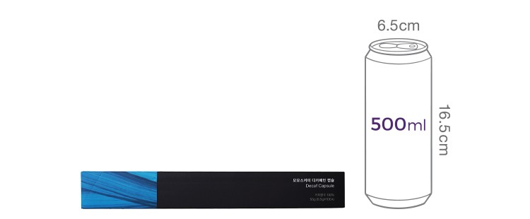 [모모스커피] 디카페인 커피 캡슐(5.5g X 10개)(네스프레소 호환)