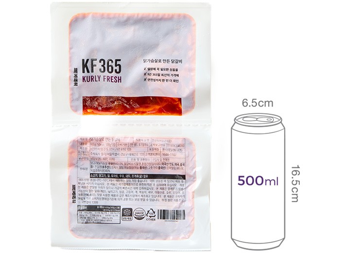 [KF365] 닭가슴살로 만든 닭갈비 600g (300g*2ea)