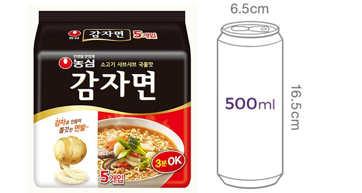 [농심] 감자면 5입