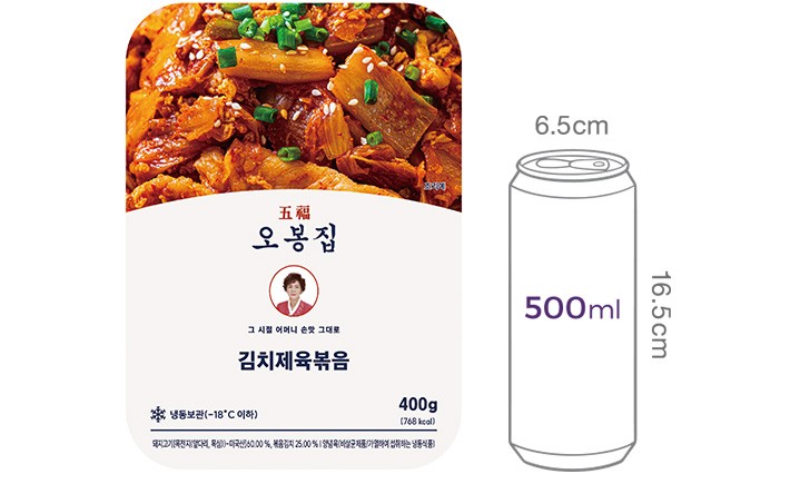 [오봉집] 김치 제육볶음 400g