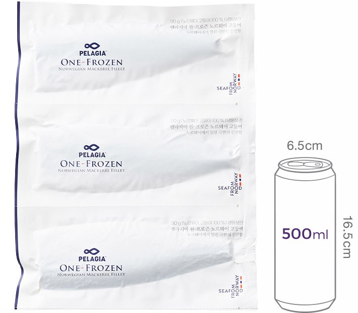 One-Frozen 노르웨이 고등어 140g X 3입 (냉동)