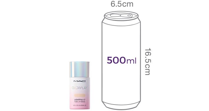 [맥] 글로우 플레이 라이트풀 C3 톤-업 프라이머 # 로지 피치