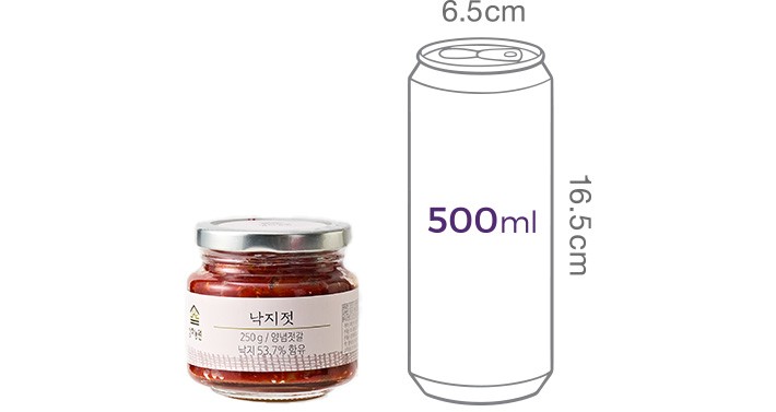 [상하농원] 낙지젓 250g