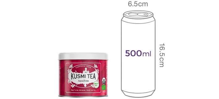 [쿠스미티] 유기농 아쿠아로사 100g 메탈틴