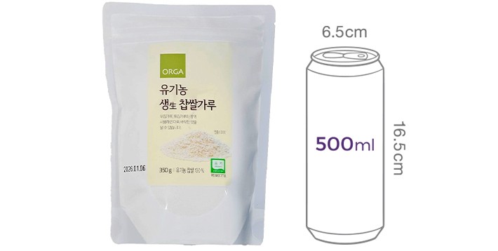 [올가] 유기농 생찹쌀가루 350g
