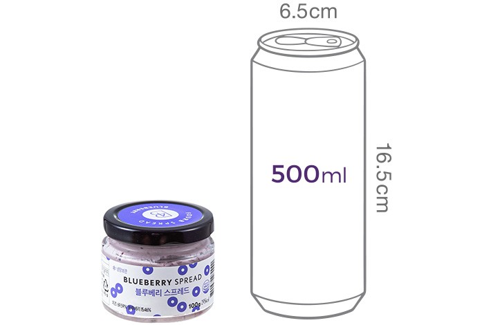 [포비베이글] 블루베리 크림치즈 100g