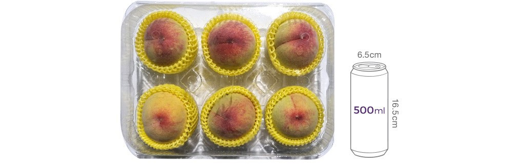 황도 복숭아 1.2kg (4~6입)